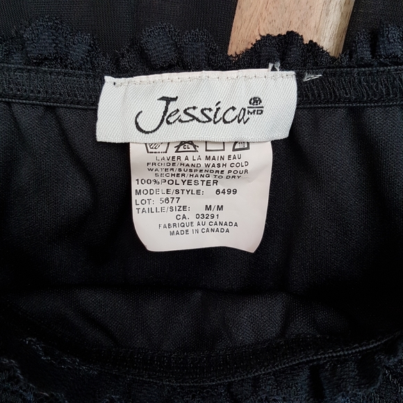 🌏 JESSICA • Vintage Sheer Pants with Lining • Sz Medium - Picture 8 of 13